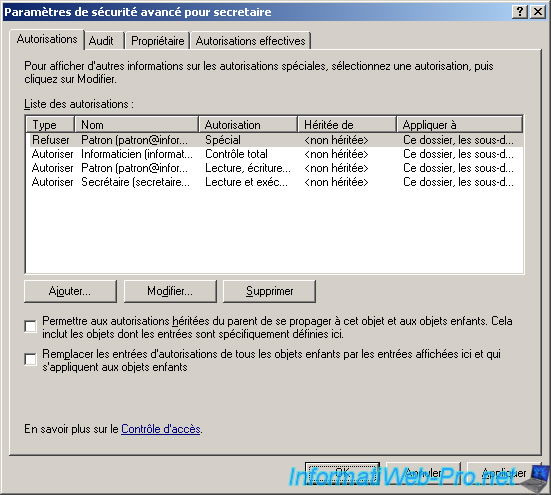 Partager Des Dossiers Et G Rer Leurs Droits Ntfs Sous Windows Server